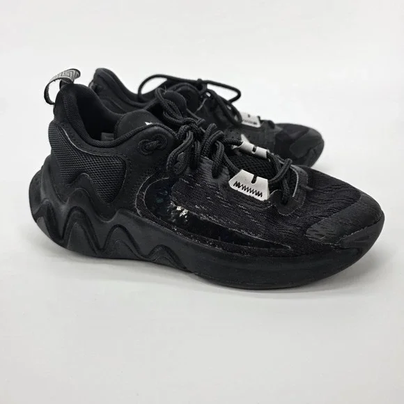 Nike Giannis Immortality 2 Sneakers Basketball‎ Shoes Black 3.5 Youth DQ1943-003 - Picture 4 of 10